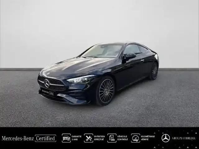 Noir obsidienne Occasion 2025 Mercedes 220 AMG line Coupé | 63 650 € - Image 1/4