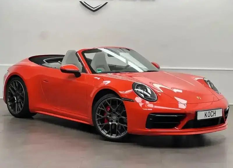Orange Utilisé 2019 Porsche 911 Carrera S Cabriolet Cabriolet | 148 000 € (Prix assez cher) - Image 1/4