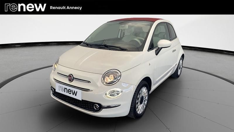 Gris Occasion 2019 Fiat 500C Lounge Cabriolet | 13 390 € (Prix assez cher) - Image 1/4