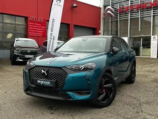 Bleu millenium toit noir perla nera Occasion 2022 DS Automobiles DS3 Crossback Performance SUV | 16 989 € (Bon prix) - Image 1/4