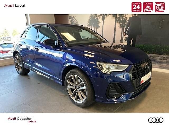 Bleu navarre métallisé Utilisé 2023 Audi Q3 S-Line SUV | 40 480 € (Prix juste) - Image 1/4