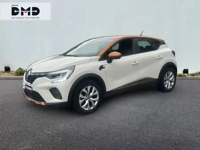 Blanc nacre/orange atacama Occasion 2020 Renault Captur Intens SUV | 14 990 € (Prix juste) - Image 1/4