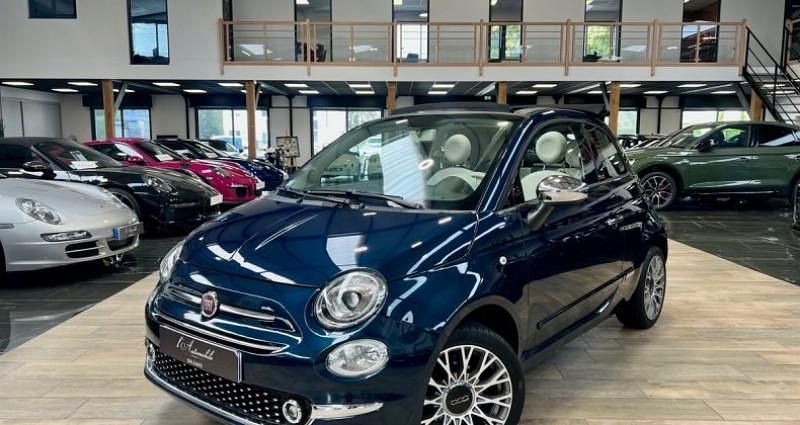 Bleu Utilisé 2019 Fiat 500C Lounge Cabriolet | 12 990 € (Prix assez cher) - Image 1/4