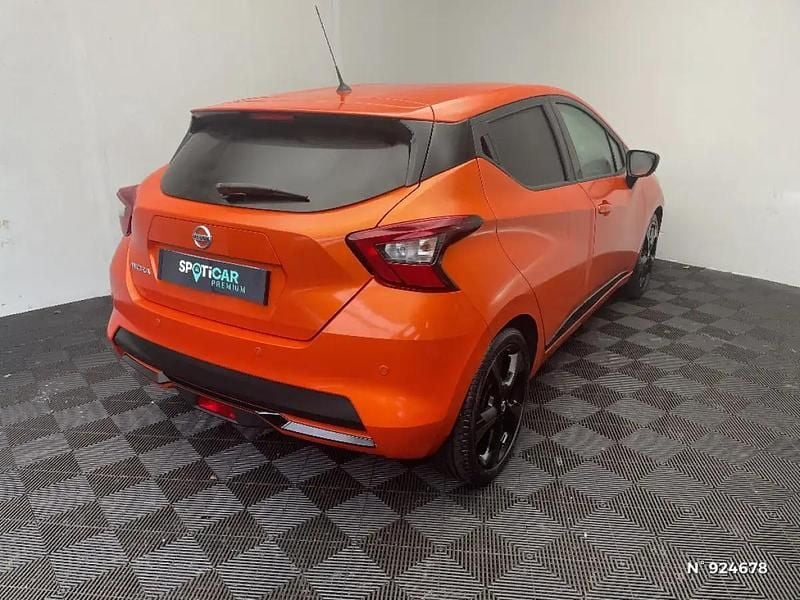 Occasion Nissan Micra Tekna 90 ch (66 kW) 2017 Orange Citadine