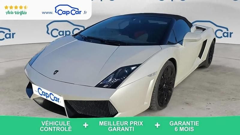 Occasion Lamborghini Gallardo 551 ch (405 kW) 2014 Blanc Cabriolet