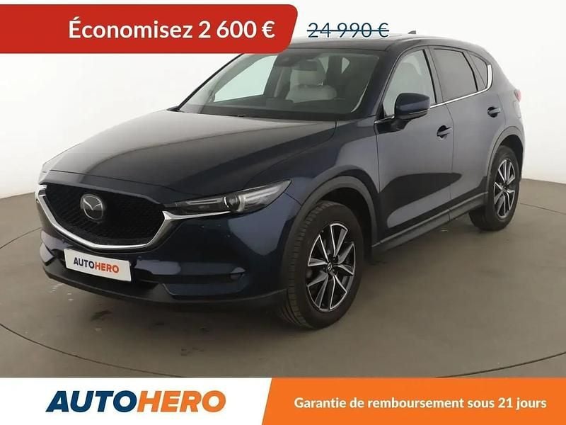 Bleu Occasion 2019 Mazda CX-5 Selection SUV | 22 390 € (Bon prix) - Image 1/2