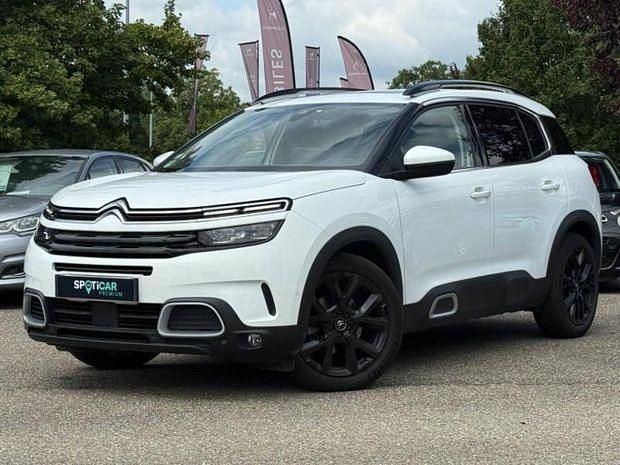 Blanc Utilisé 2021 Citroën C5 Aircross PureTech SUV | 20 489 € (Prix juste) - Image 1/4