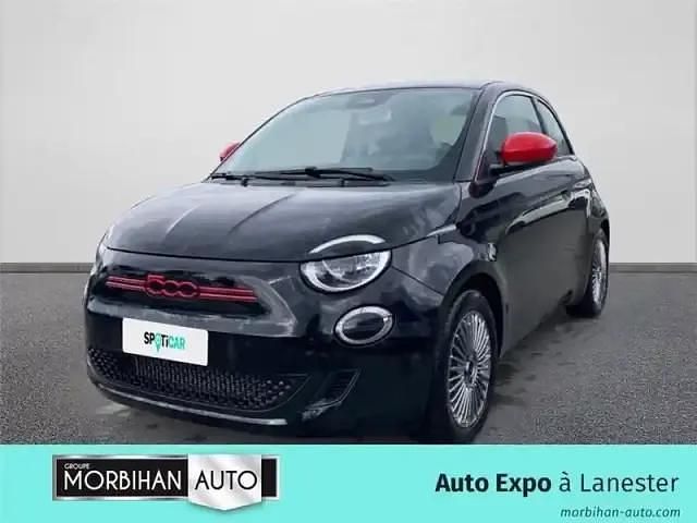 Onyx black Utilisé 2024 Fiat 500e Red Citadine | 26 990 € - Image 1/4