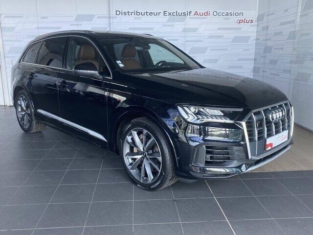 Noir orca métallisé Utilisé 2021 Audi Q7 Premium SUV | 55 990 € (Bon prix) - Image 1/4