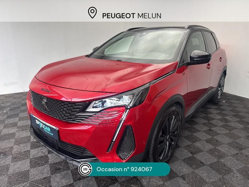 Rouge Utilisé 2021 Peugeot 3008 GT | 23 980 € (Prix juste) - Image 1/4