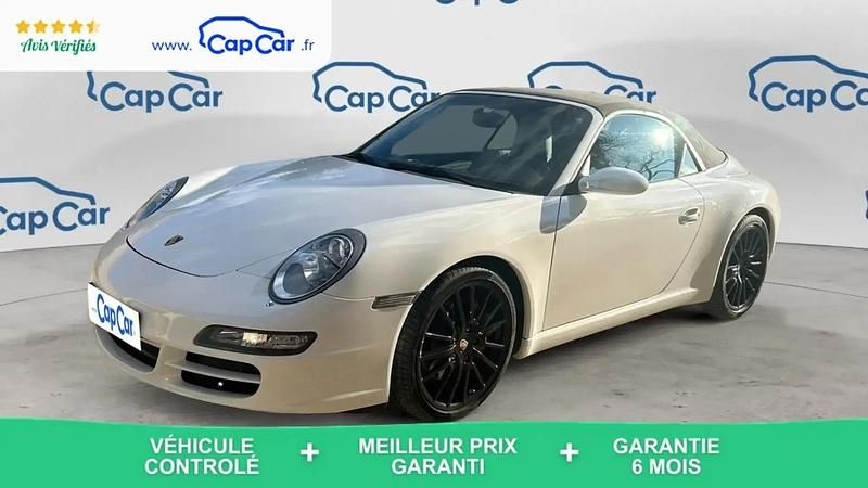Blanc Occasion 2007 Porsche 911 Carrera S Cabriolet Cabriolet | 60 990 € (Bon prix) - Image 1/4