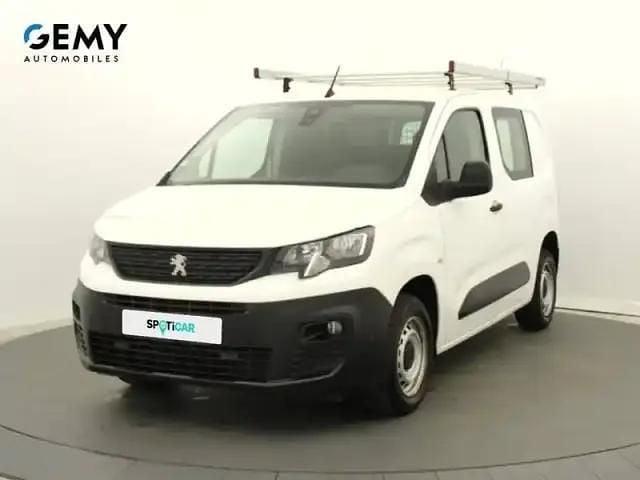 Blanc banquise Occasion 2021 Peugeot Partner Monospace | 14 490 € - Image 1/4