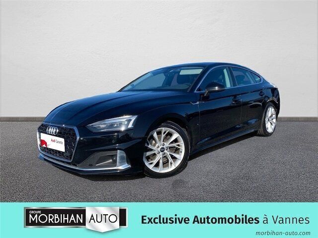 Noir brillant Utilisé 2022 Audi A5 Sportback Business | 28 990 € (Prix juste) - Image 1/4