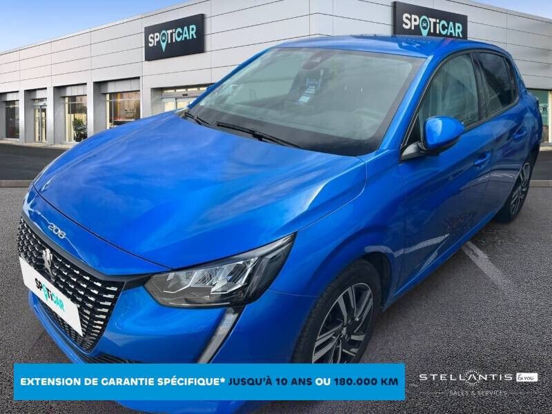 Bleu Utilisé 2021 Peugeot 208 Allure Citadine | 14 690 € (Bon prix) - Image 1/4