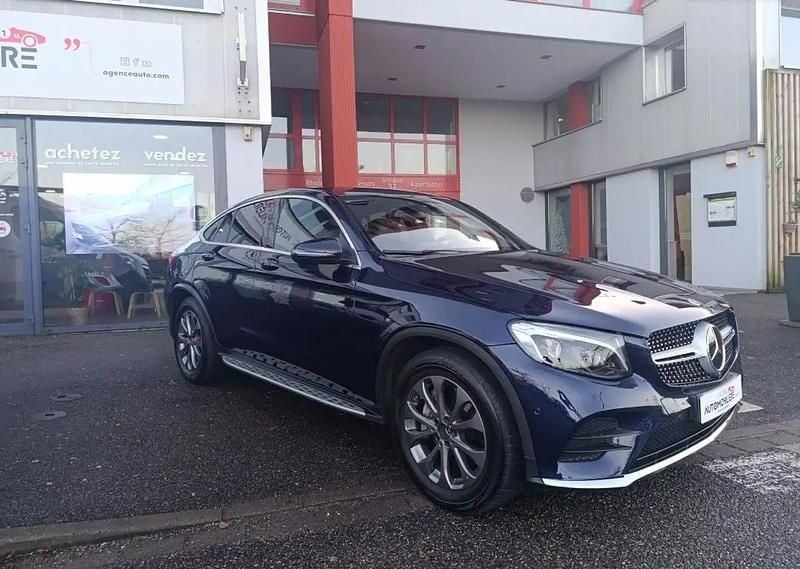 Bleu Occasion 2019 Mercedes GLC250 Sportline SUV | 36 490 € - Image 1/4