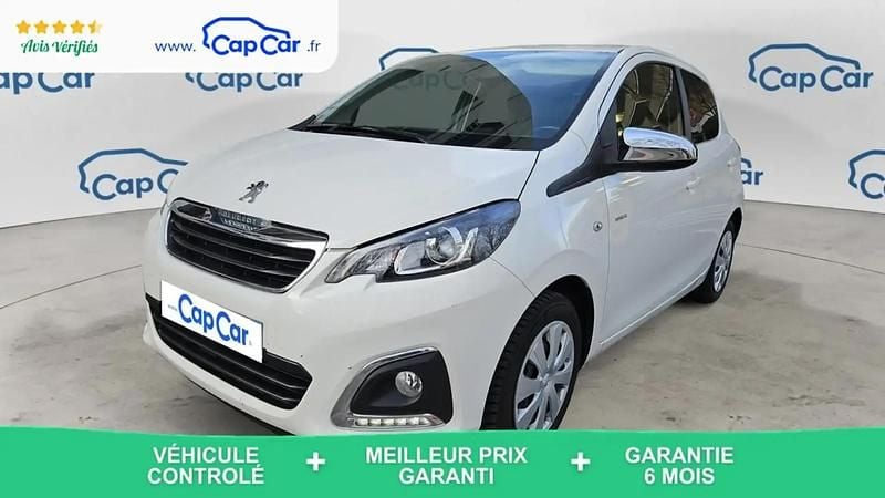 Blanc Occasion 2019 Peugeot 108 Style Citadine | 6 990 € (Bon prix) - Image 1/4