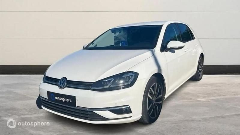 Blanc Occasion 2017 VW Golf VII Exclusive Berline | 18 699 € (Prix assez cher) - Image 1/4
