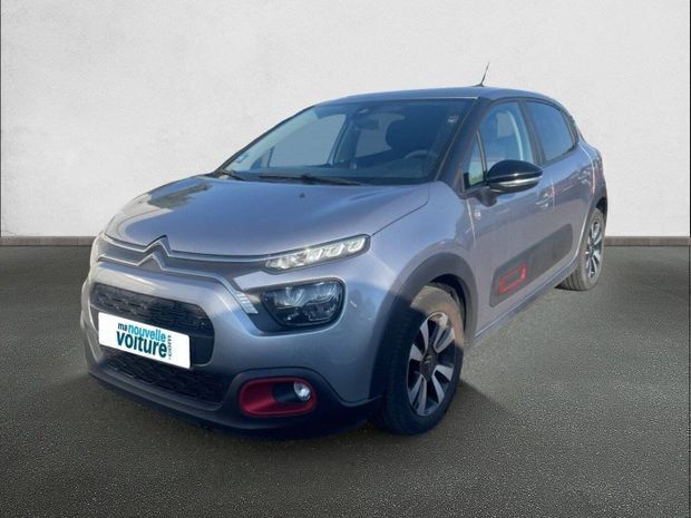 Gris Utilisé 2022 Citroën C3 PureTech Citadine | 12 990 € (Prix assez cher) - Image 1/4