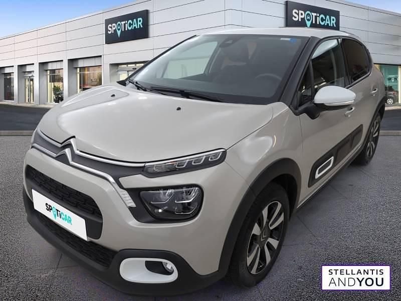 Beige Utilisé 2024 Citroën C3 PureTech Citadine | 14 290 € (Prix assez cher) - Image 1/4