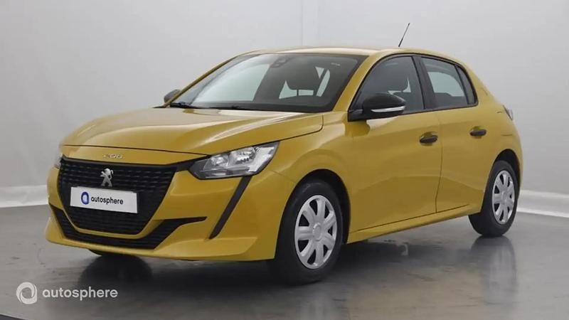 Jaune Utilisé 2020 Peugeot 208 S Citadine | 7 999 € (Bon prix) - Image 1/4