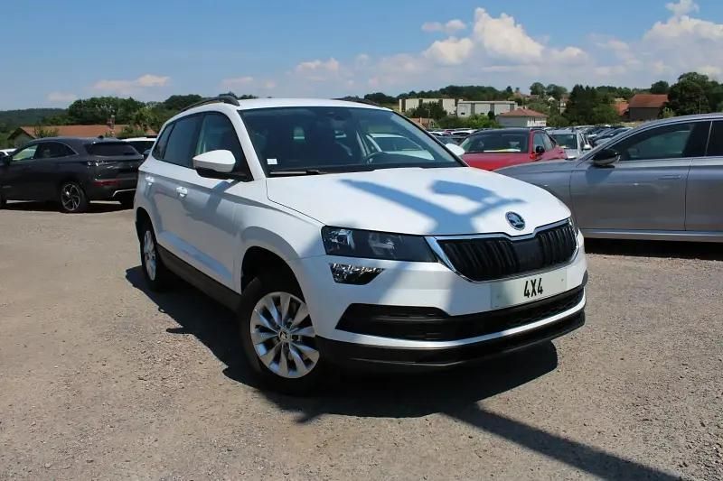 Blanc Utilisé 2021 Skoda Karoq SUV | 26 500 € (Bon prix) - Image 1/4