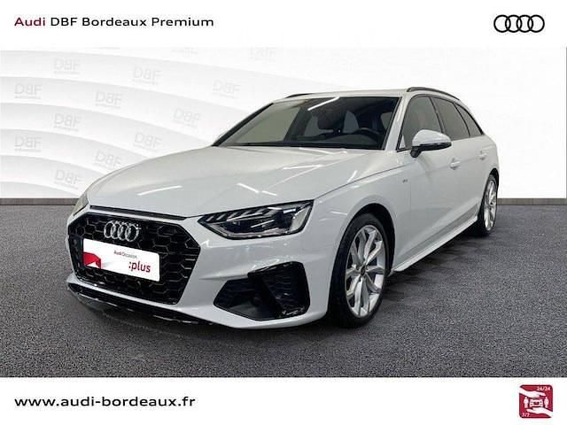 Blanc glacier métallisé Utilisé 2022 Audi A4 S-Line Break | 35 990 € (Prix cher) - Image 1/4