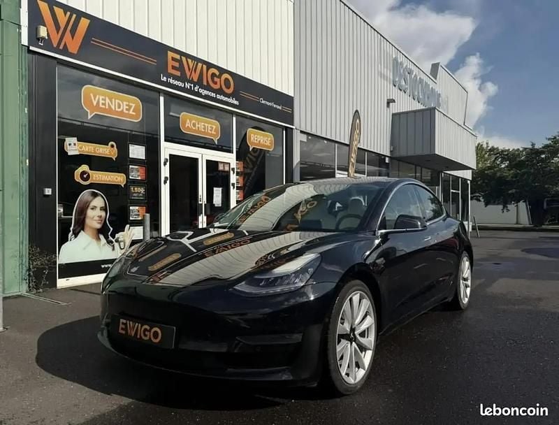 Noir Utilisé 2019 Tesla Model 3 Berline | 22 990 € (Super prix) - Image 1/4