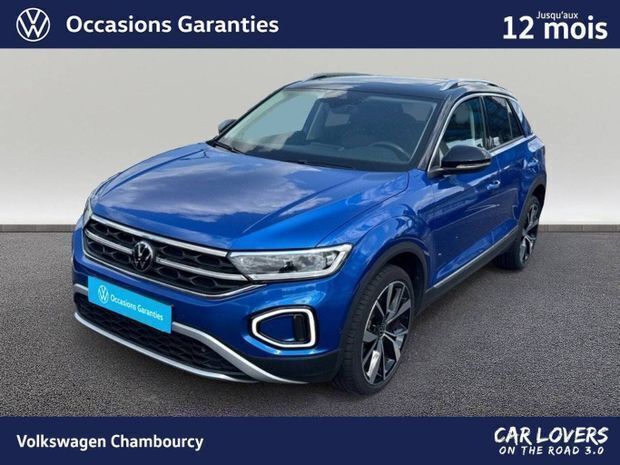 Bleu Utilisé 2023 VW T-Roc Exclusive SUV | 29 990 € (Prix juste) - Image 1/4