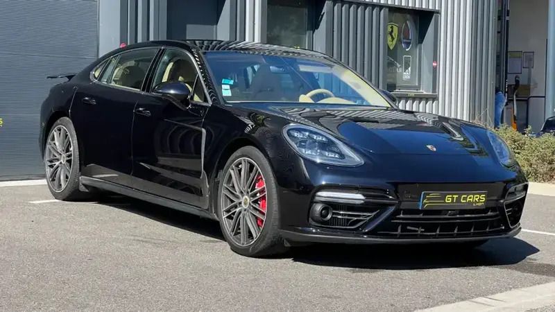 Noir Utilisé 2017 Porsche Panamera Turbo Berline | 59 990 € - Image 1/4