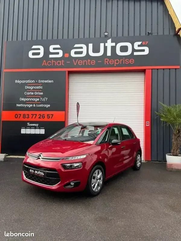 Rouge Utilisé 2015 Citroën C4 Picasso Exclusive Monospace | 6 790 € (Prix juste) - Image 1/4