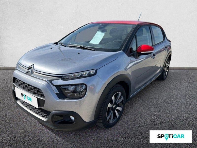 Gris Utilisé 2021 Citroën C3 PureTech Citadine | 12 490 € (Prix assez cher) - Image 1/4
