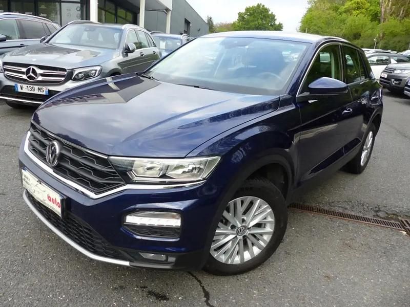 Bleu Utilisé 2019 VW T-Roc LOUNGE SUV | 22 990 € (Prix juste) - Image 1/4