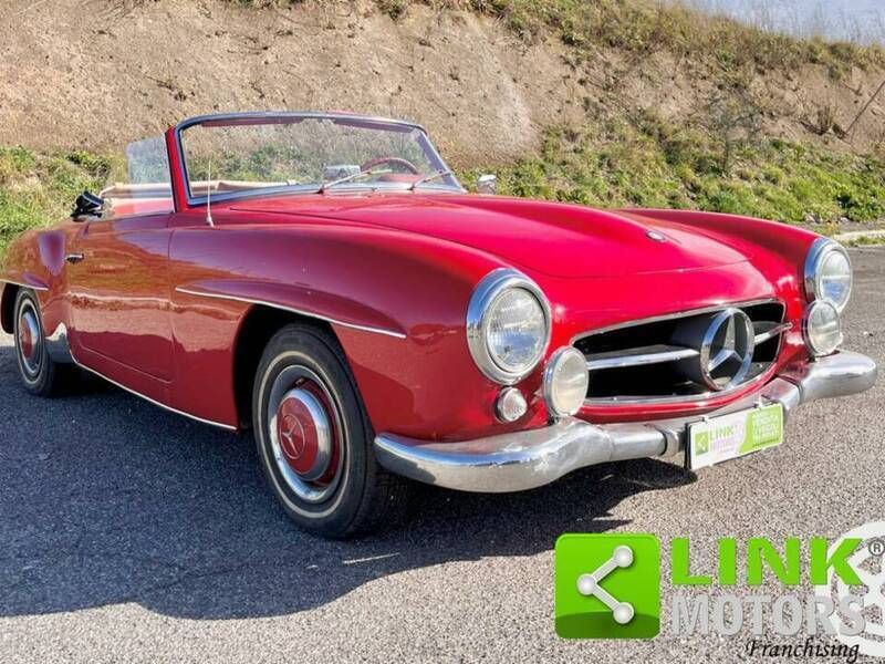 Rouge Utilisé 1955 Mercedes 190 Cabriolet | 95 000 € - Image 1/4