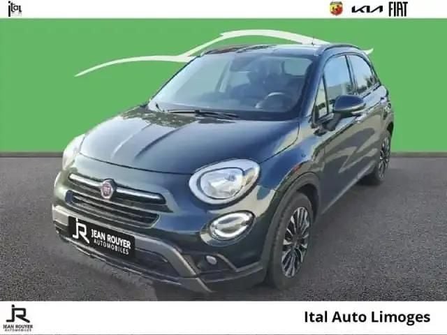Vert techno métallisé Utilisé 2021 Fiat 500X Cross SUV | 15 190 € (Prix juste) - Image 1/4