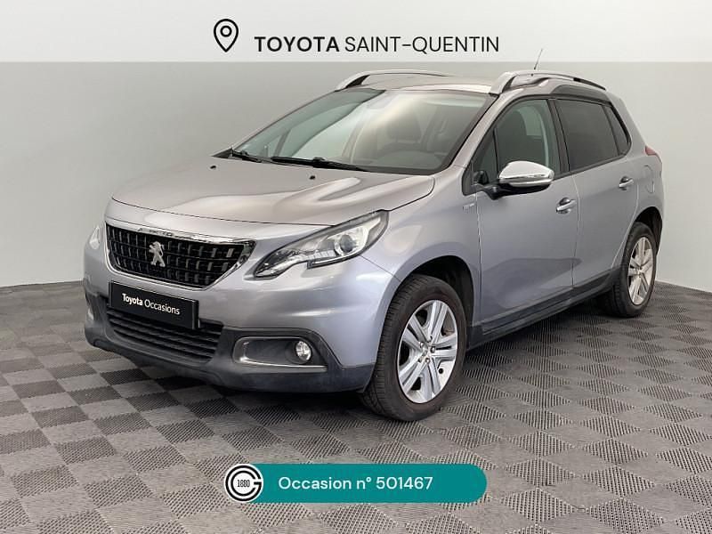 Gris Utilisé 2019 Peugeot 2008 Style SUV | 9 990 € (Bon prix) - Image 1/4