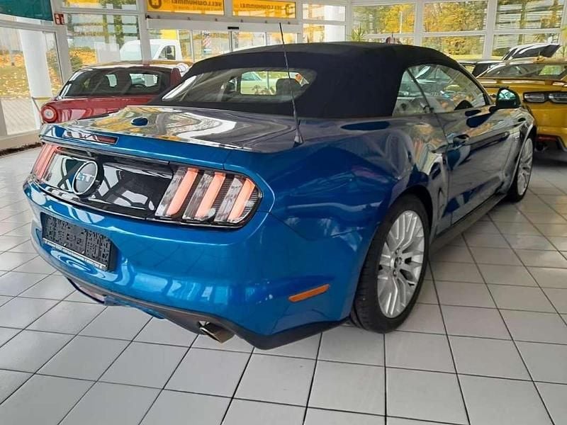 Occasion Ford Mustang GT Convertible 421 ch (309 kW) 2017 Bleu Cabriolet