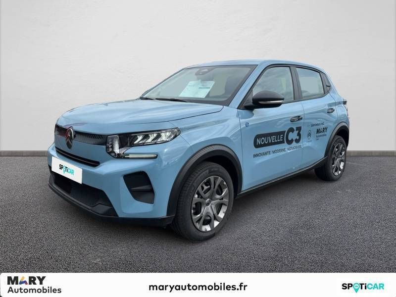 Bleu Utilisé 2024 Citroën e-C3 Berline | 23 300 € (Bon prix) - Image 1/3