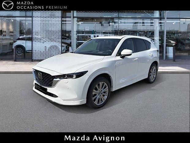 Blanc Utilisé 2022 Mazda CX-5 Takumi-Line SUV | 29 990 € (Prix assez cher) - Image 1/4