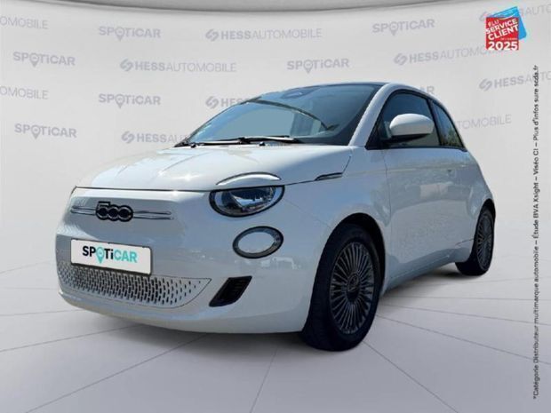 Blanc Utilisé 2022 Fiat 500e Citadine | 13 999 € (Super prix) - Image 1/4