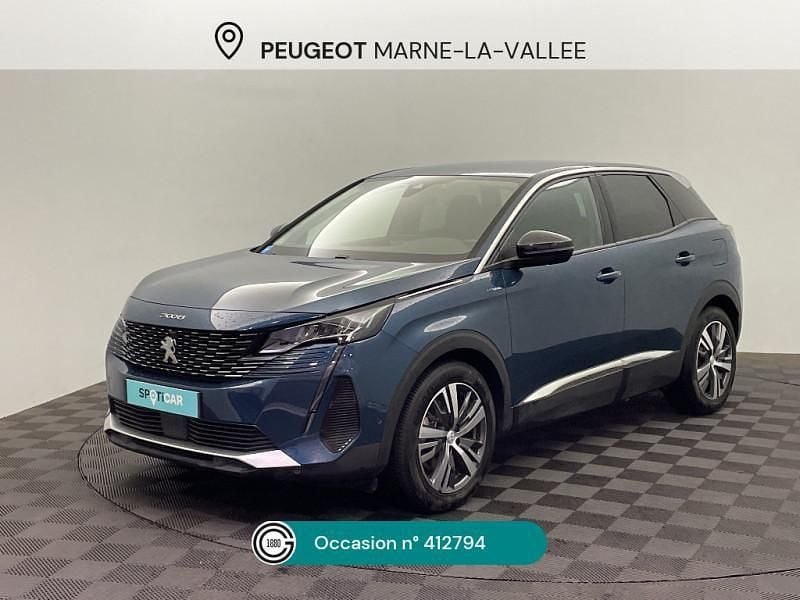 Bleu Utilisé 2022 Peugeot 3008 Allure | 24 980 € (Prix juste) - Image 1/4