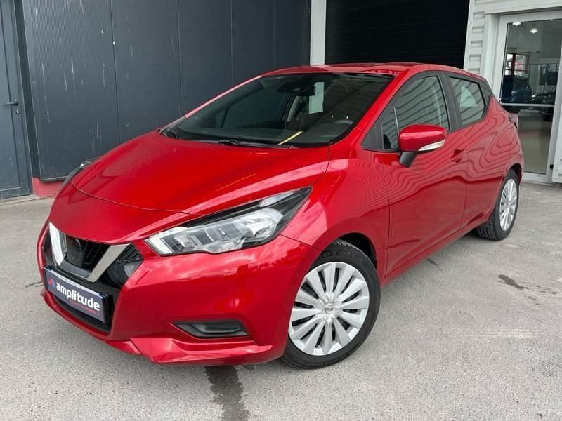 Rouge Utilisé 2022 Nissan Micra Citadine | 12 499 € (Prix juste) - Image 1/4