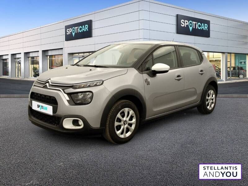 Gris Utilisé 2022 Citroën C3 PureTech Citadine | 11 790 € (Prix juste) - Image 1/4