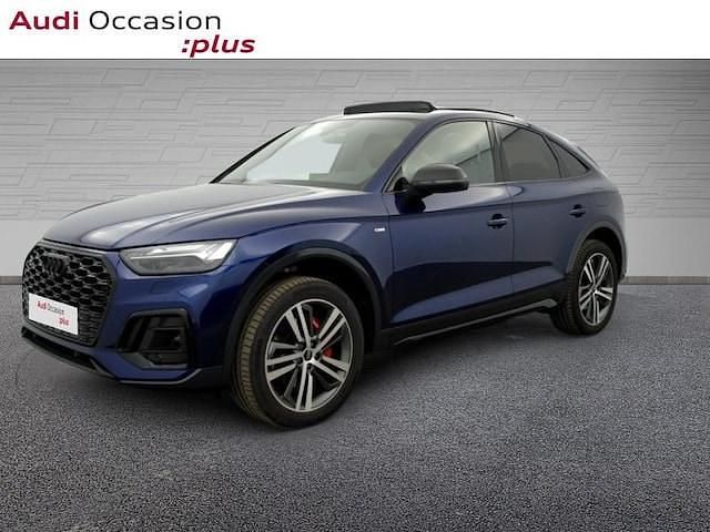 Bleu navarre métallisé Utilisé 2024 Audi Q5 S-Line SUV | 63 900 € (Prix cher) - Image 1/4
