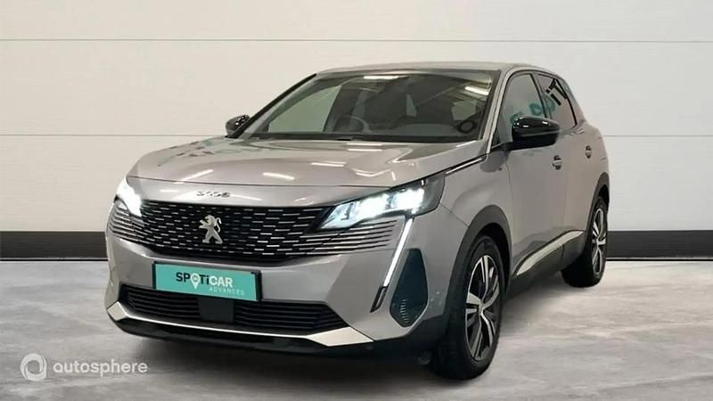 Gris Utilisé 2022 Peugeot 3008 Allure SUV | 17 999 € (Bon prix) - Image 1/4