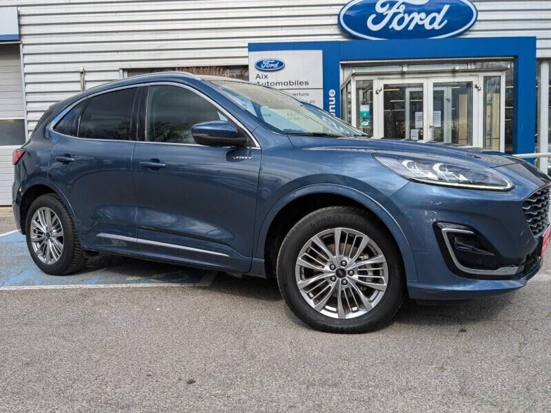 Bleu Utilisé 2023 Ford Kuga Vignale SUV | 26 889 € (Prix juste) - Image 1/4
