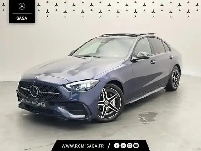 Bleu foncé Occasion 2025 Mercedes C220 AMG line Berline | 47 900 € (Prix juste) - Image 1/4