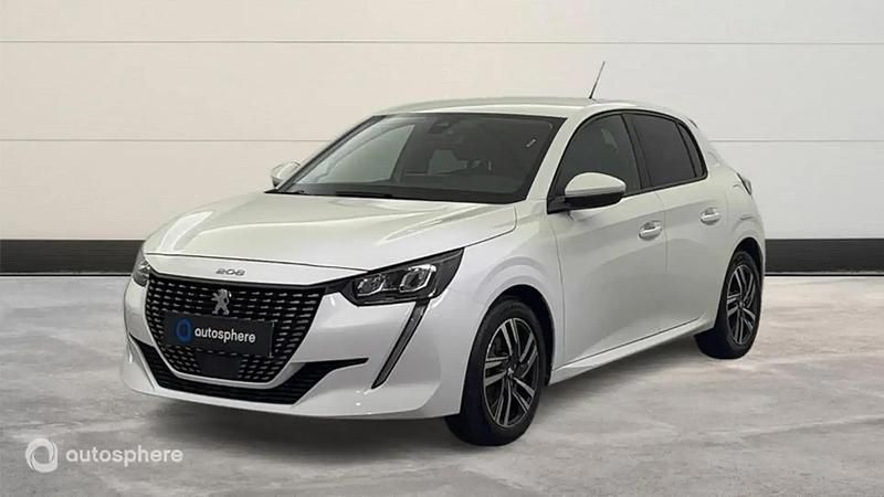 Blanc Utilisé 2021 Peugeot 208 Allure Citadine | 13 499 € (Prix juste) - Image 1/4