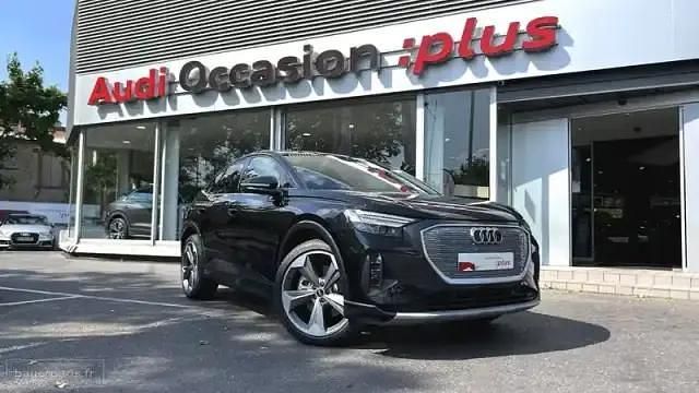 Noir mythic metallise Occasion 2023 Audi Q4 Sportback e-tron Advanced SUV | 46 500 € (Prix juste) - Image 1/4