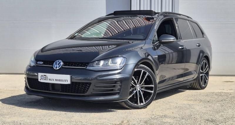 Gris Utilisé 2016 VW Golf VII GTD Break | 19 490 € (Bon prix) - Image 1/4