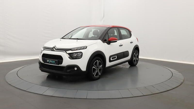 Blanc Utilisé 2022 Citroën C3 PureTech Citadine | 11 900 € (Prix juste) - Image 1/3